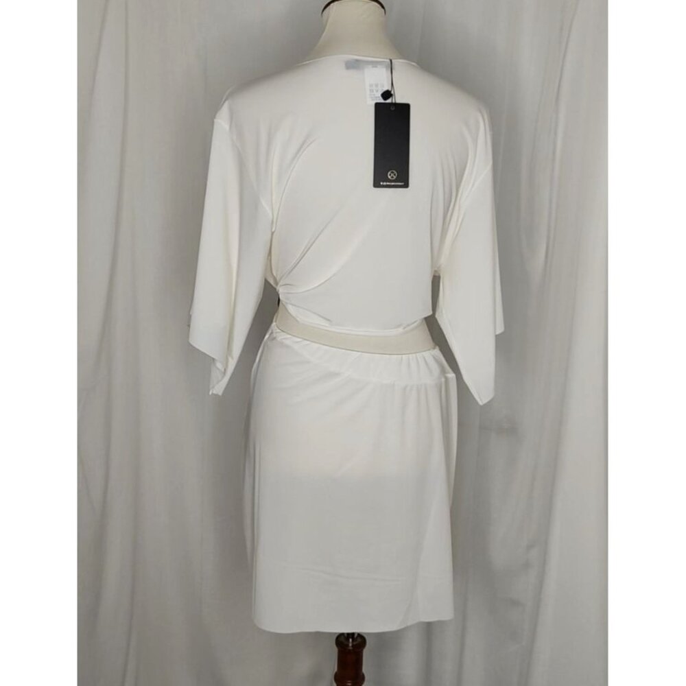 VIX Cover Up M white Solid Zaila Short Cover-up Cut Out Resortwear - Picture 11 of 13
